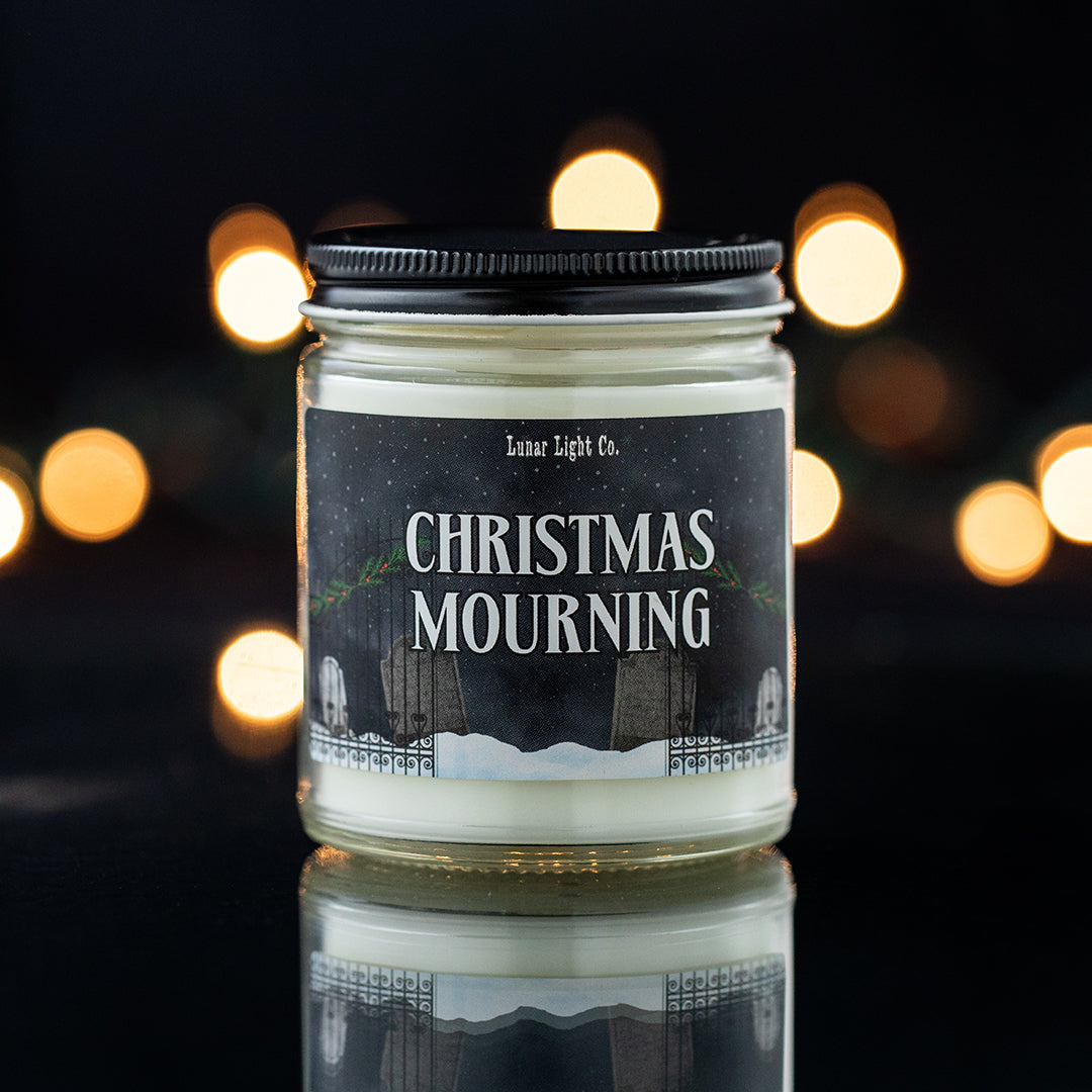 Christmas Mourning - Bayberry + Winter Leaves