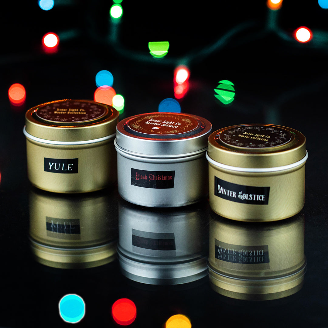 Haunted Holidays Collection - 2 oz Travel Tin Candle
