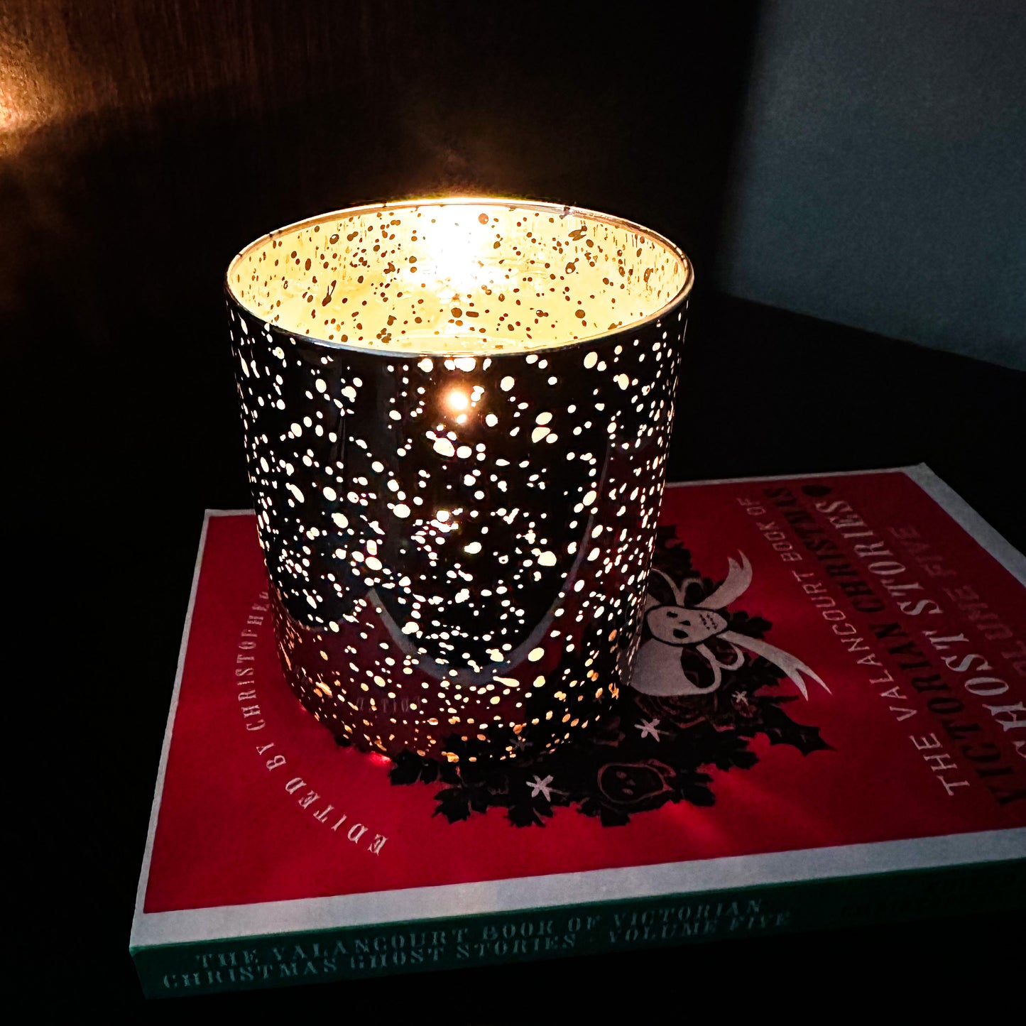 Winter Solstice Luminary Jar Candle - Creamy Sandalwood + Smoky Clove + Pine Needle