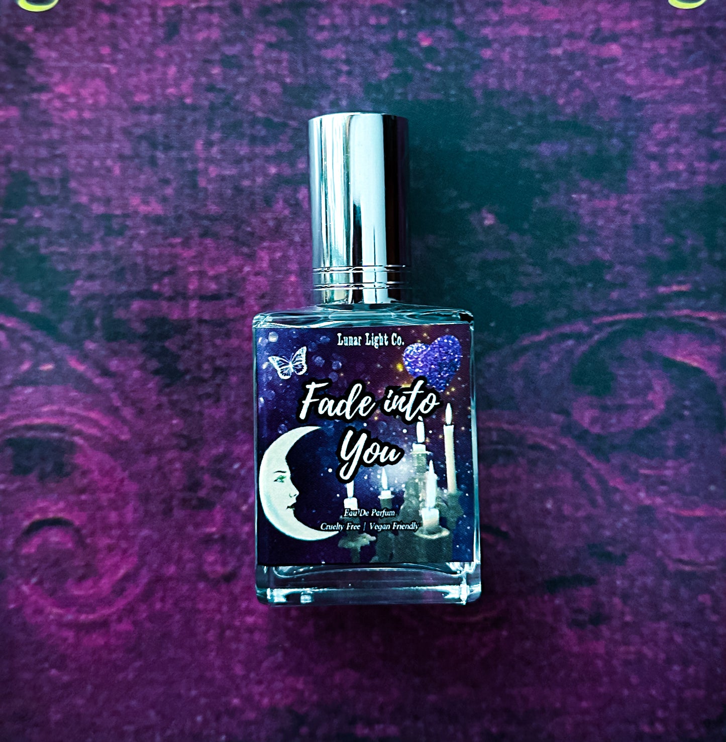 Fade Into You Ea De Parfum Bottle on Purple