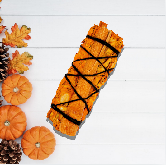 Pumpkin Cinnamon Spice White Sage Smudge Bundle