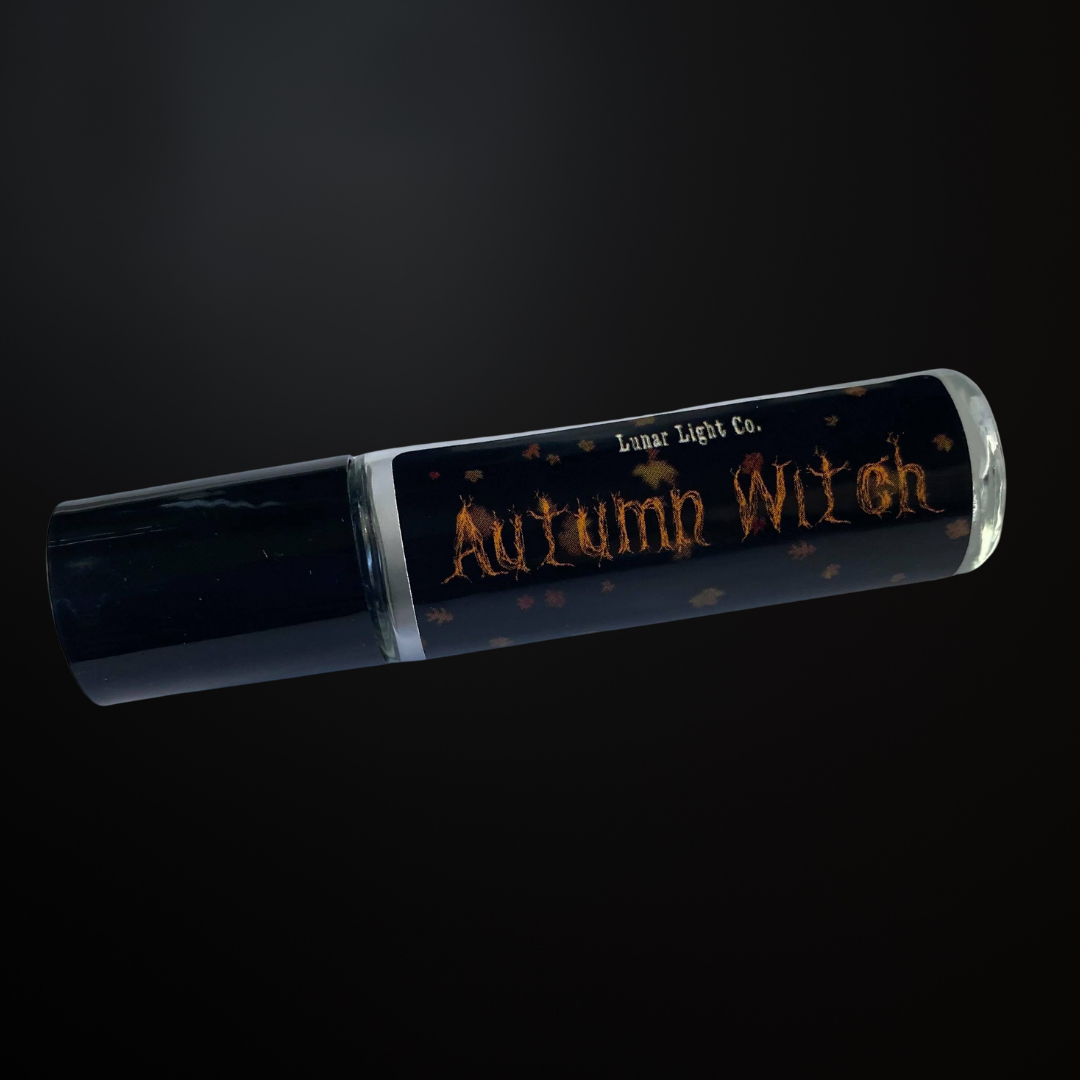 autumn witch perfume oil bottle