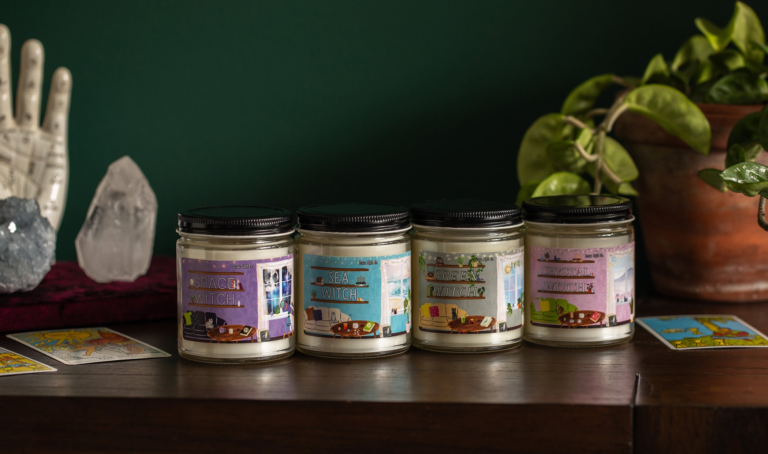 Lunar Light Co. | Bold & Mystical Fragrances | Handmade Gothic Candles