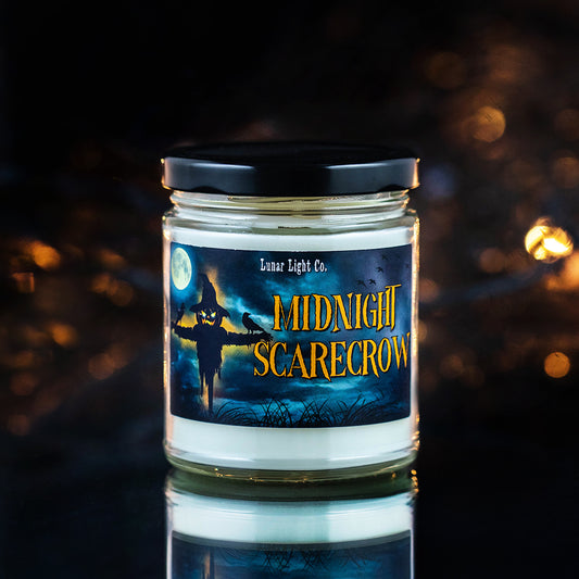 Midnight Scarecrow Candle Lunar Light CO