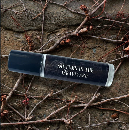Autumn in the Graveyard Perfume Oil - Smoked Woods & Leaves