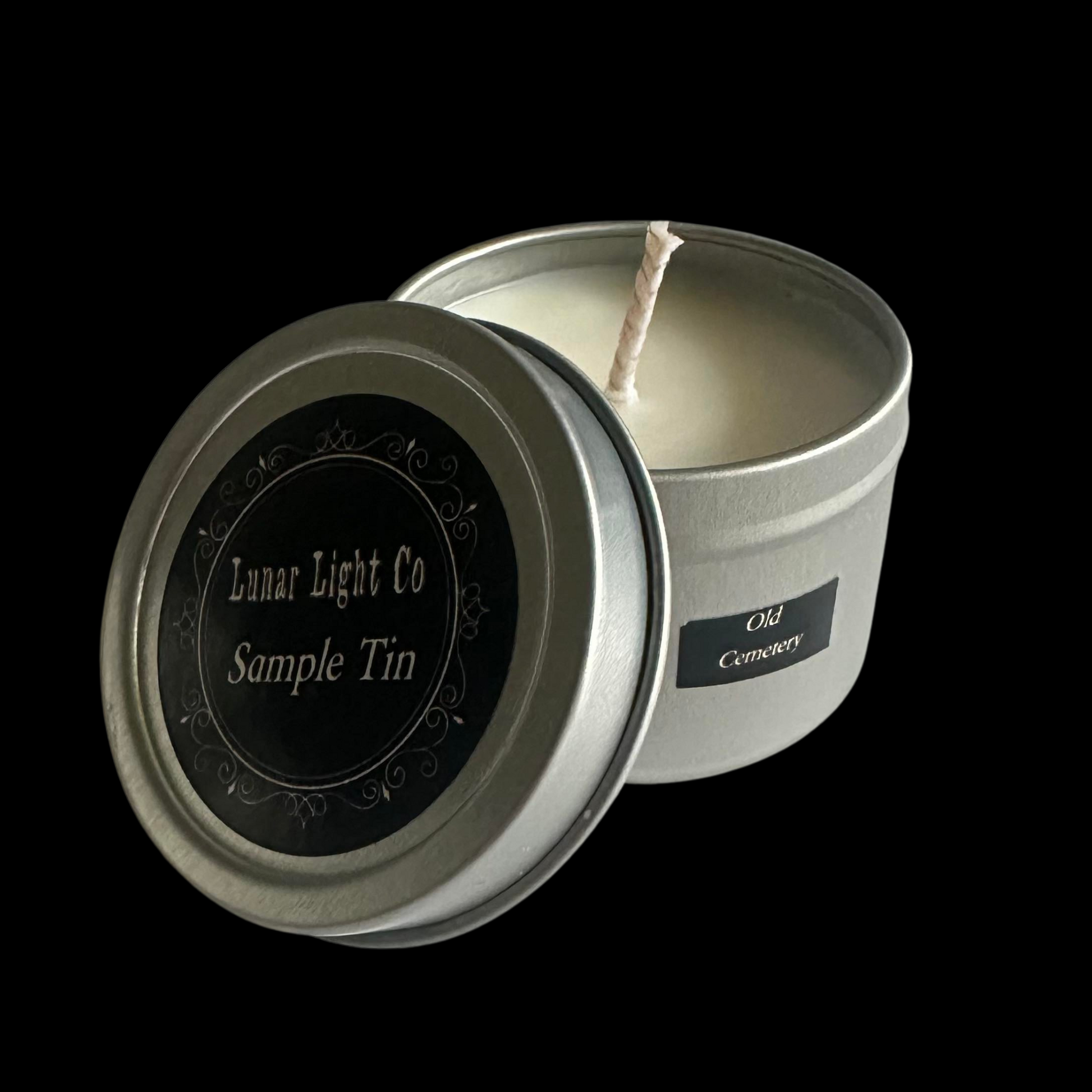 2 oz Sample Candle Tin | Unique Scented Candles | Lunar Light Co.