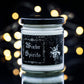 winter spirits christmas candle with twinkle lights