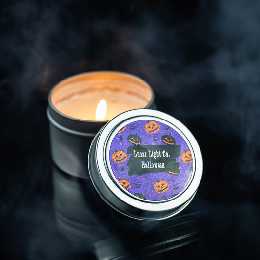 Halloween Travel Tin Candle - 4 Oz