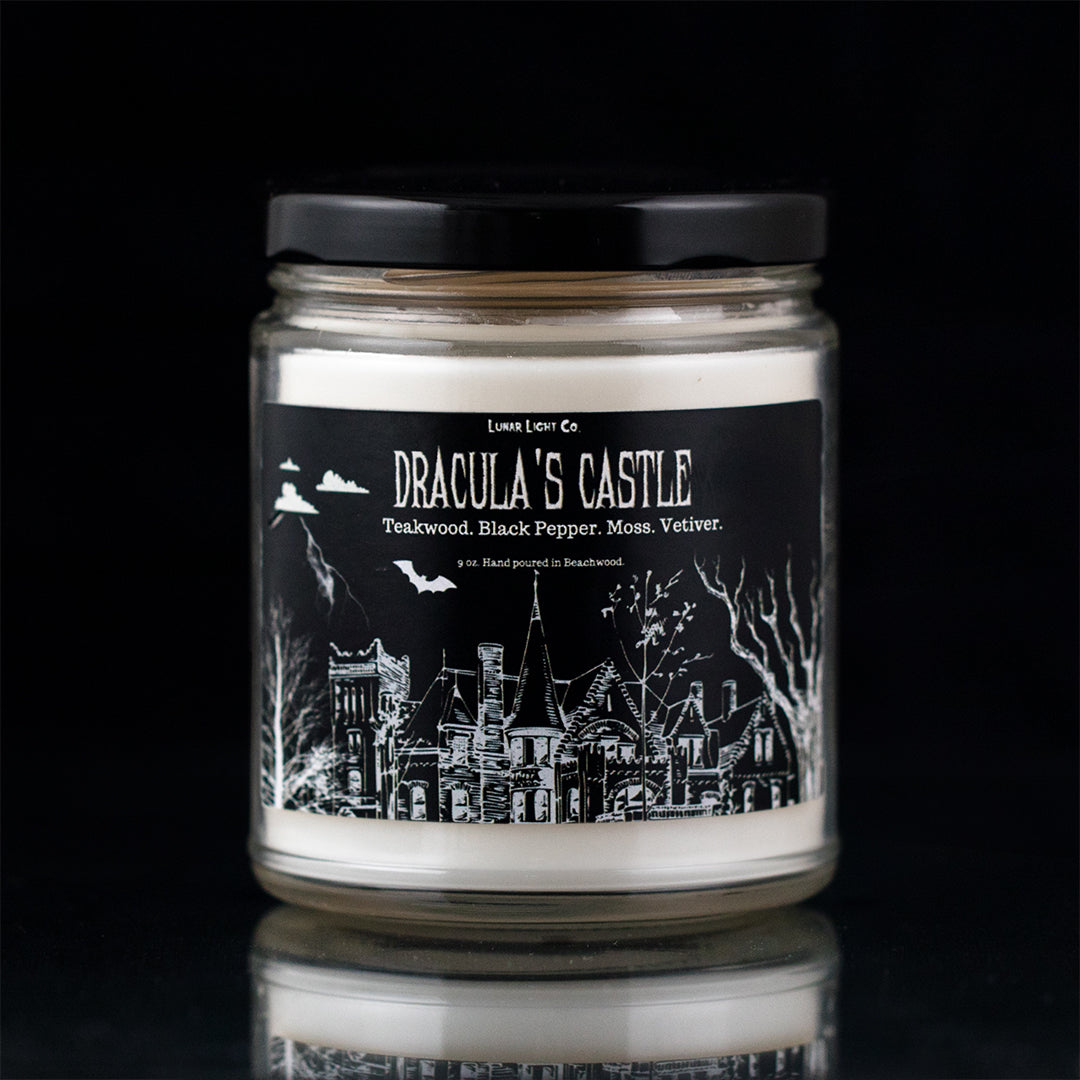 Draculas castle candle