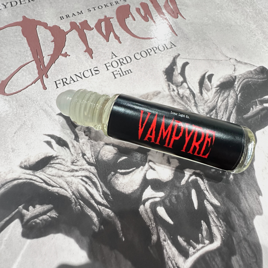 Vamprye perfume oil on Dracula horror movie