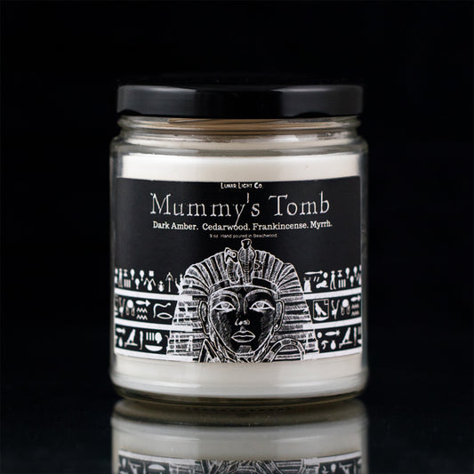 mummys tomb candle
